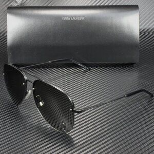 NEW Saint Laurent Black Aviator Unisex Sunglasses